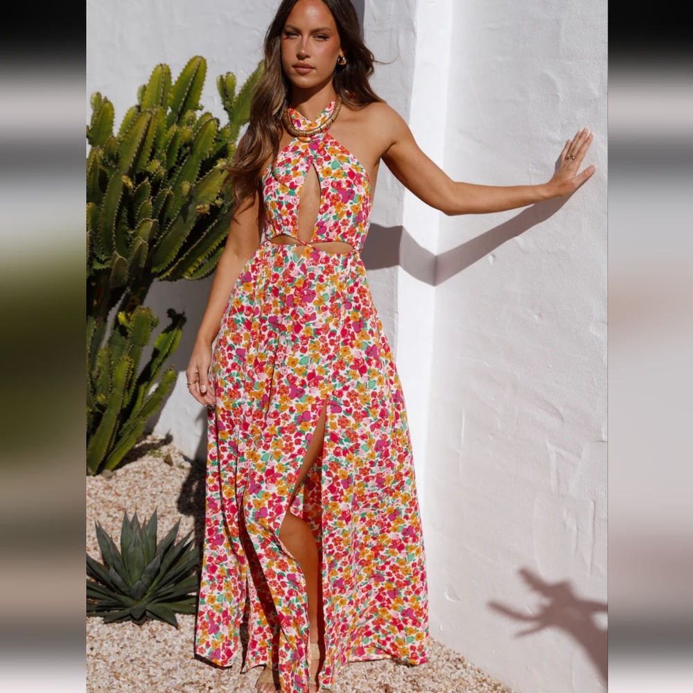 Dreams For You Maxi Dress Floral - M
